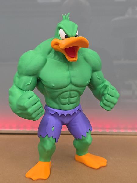 Daffy Duck as Hulk