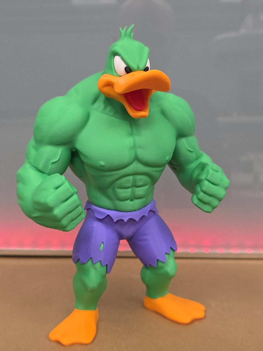 Daffy Duck as Hulk