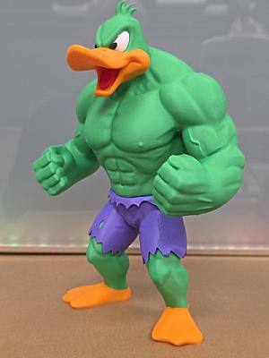 Daffy Duck as Hulk