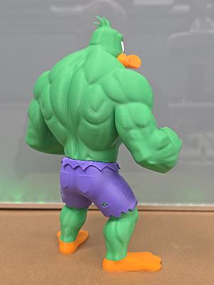 Daffy Duck as Hulk