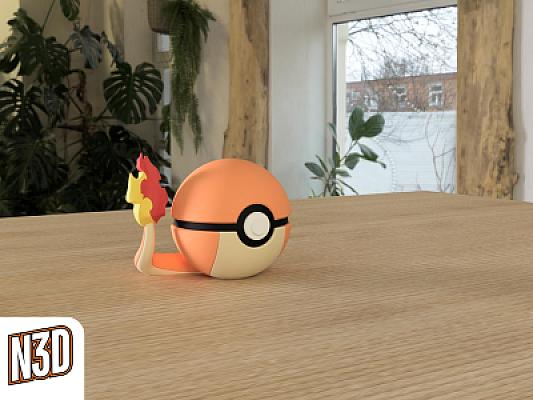 #0004 - Charmander Ball
