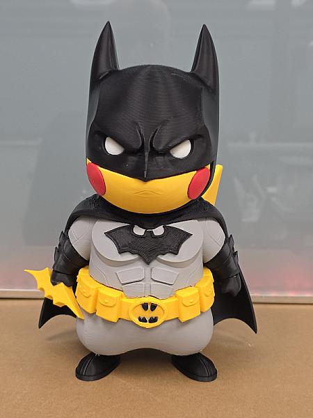 Pikachu as Batman
