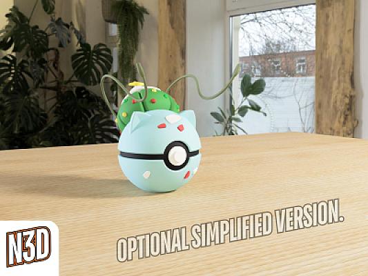 #0001 - Bulbasaur - Christmas Ball
