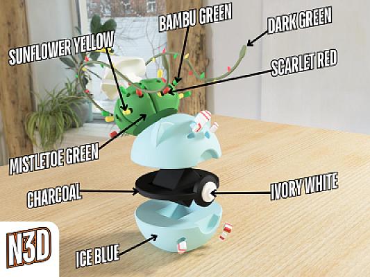 #0001 - Bulbasaur - Christmas Ball