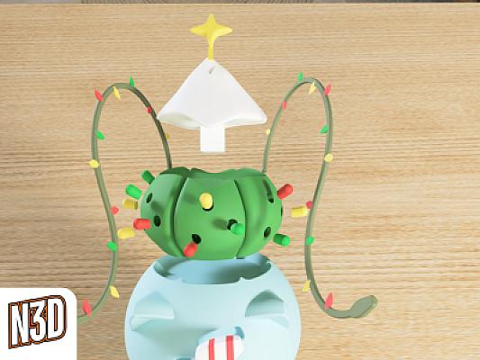#0001 - Bulbasaur - Christmas Ball