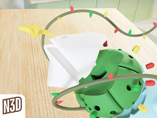 #0001 - Bulbasaur - Christmas Ball