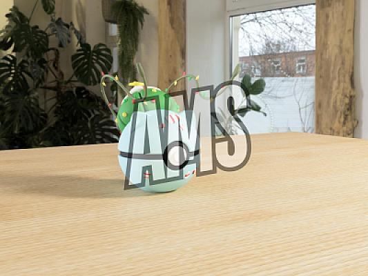 #0001 - Bulbasaur - Christmas Ball