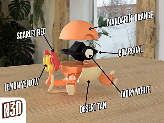 #0004 - Charmander Ball