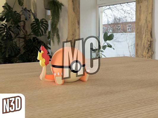 #0004 - Charmander Ball