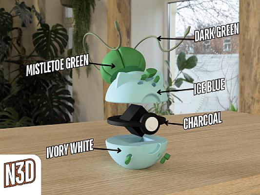 #0001 - Bulbasaur Ball