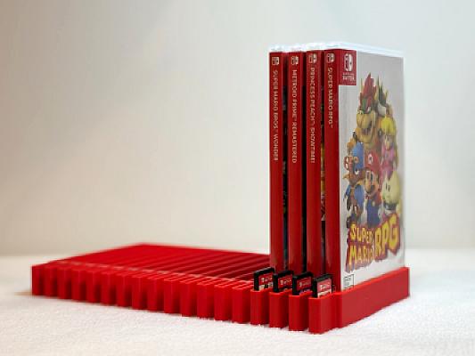 Nintendo switch game case and cartridge holder