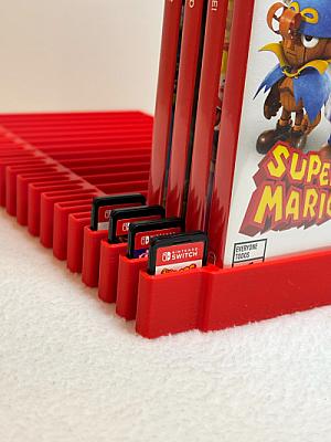 Nintendo switch game case and cartridge holder