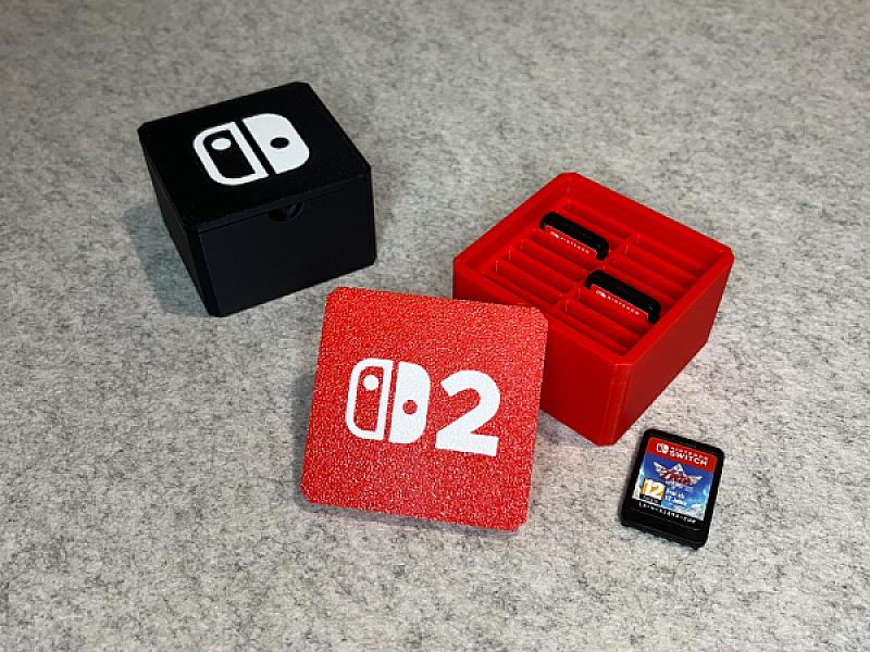 Games storage box for Switch / Switch2 cartridges