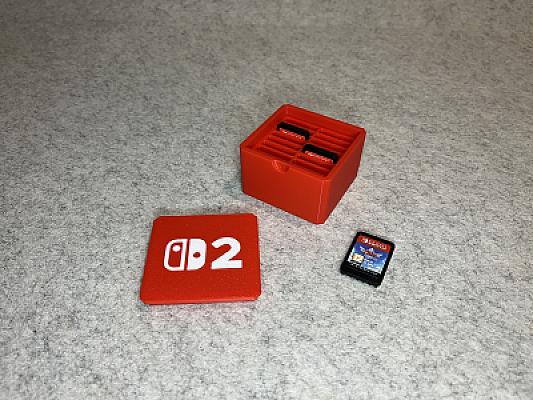 Games storage box for Switch / Switch2 cartridges