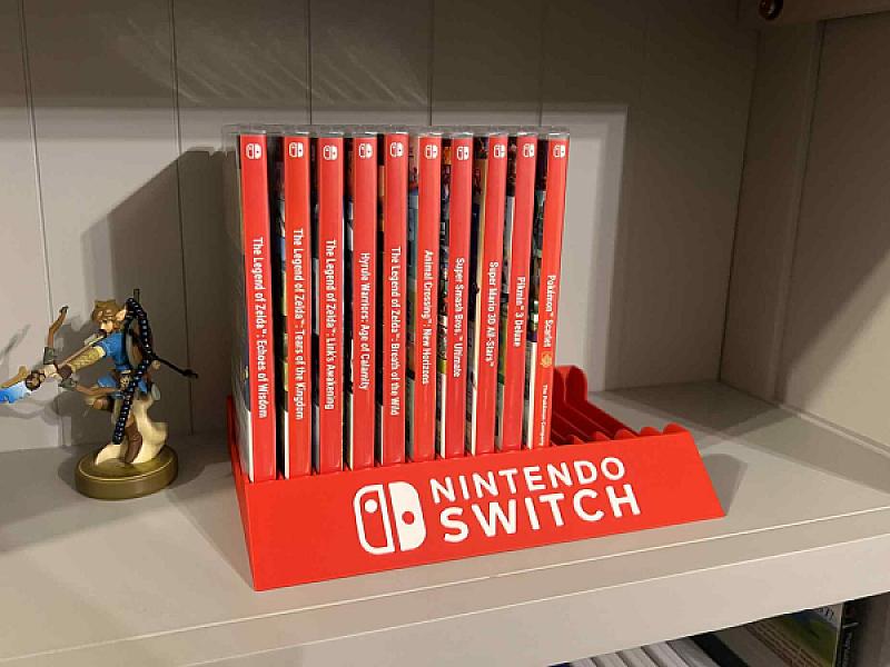 Nintendo Switch Wall Mounted Games Holder 15 cart