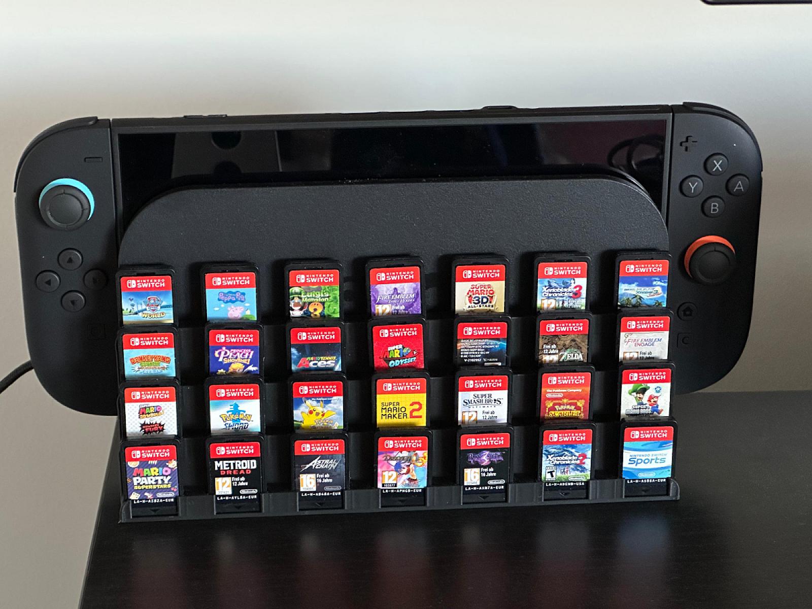 Nintendo Switch 2 Dock cartridge holder 4 tiers