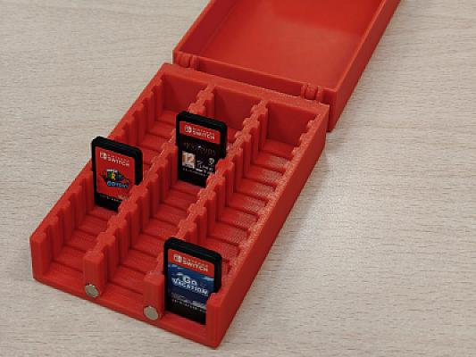 Big Nintendo Switch game box with logo.