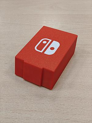 Big Nintendo Switch game box with logo.