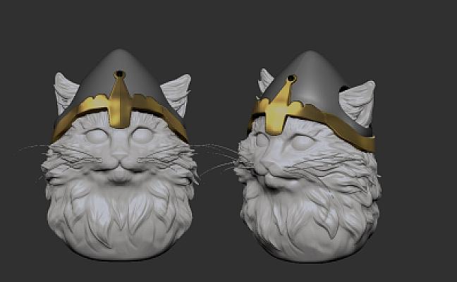 Medieval Cat - Helmet / Casco