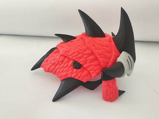 Monster Hunter - Palico Fire Dragon Helmet