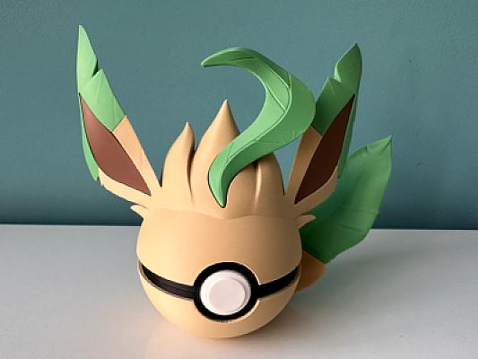 Leafeon Ball - Pokemon - Pokeball Functional