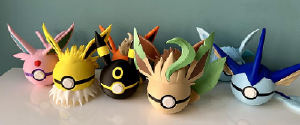 Leafeon Ball - Pokemon - Pokeball Functional