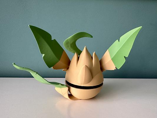 Leafeon Ball - Pokemon - Pokeball Functional