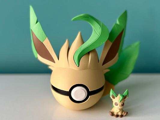 Leafeon Ball - Pokemon - Pokeball Functional