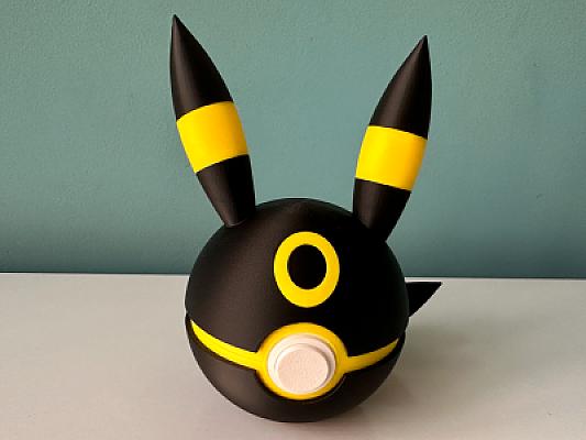 Umbreon Ball V2 - Pokemon - Pokeball Functional - MULTIPART - NO AMS VERSION