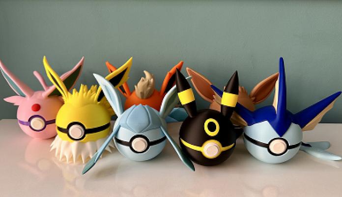 Umbreon Ball V2 - Pokemon - Pokeball Functional - MULTIPART - NO AMS VERSION