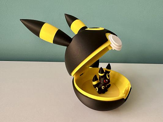 Umbreon Ball V2 - Pokemon - Pokeball Functional - MULTIPART - NO AMS VERSION