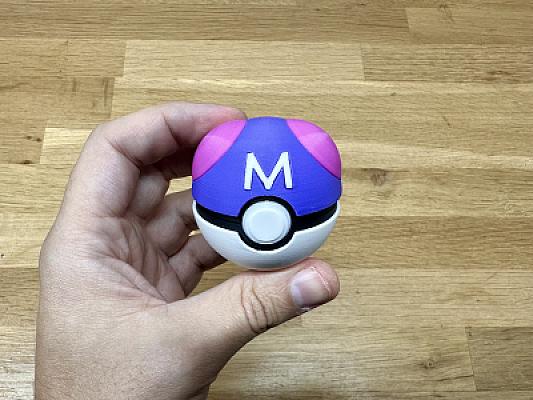 Mini Master Pokeball - Pokemon - Fully Functional - MULTIPART - NO AMS