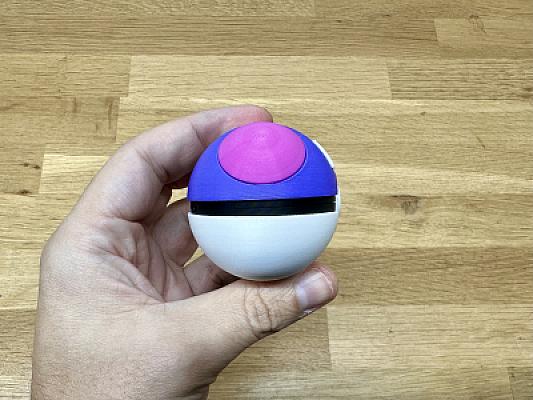 Mini Master Pokeball - Pokemon - Fully Functional - MULTIPART - NO AMS