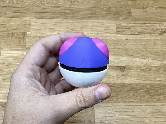 Mini Master Pokeball - Pokemon - Fully Functional - MULTIPART - NO AMS