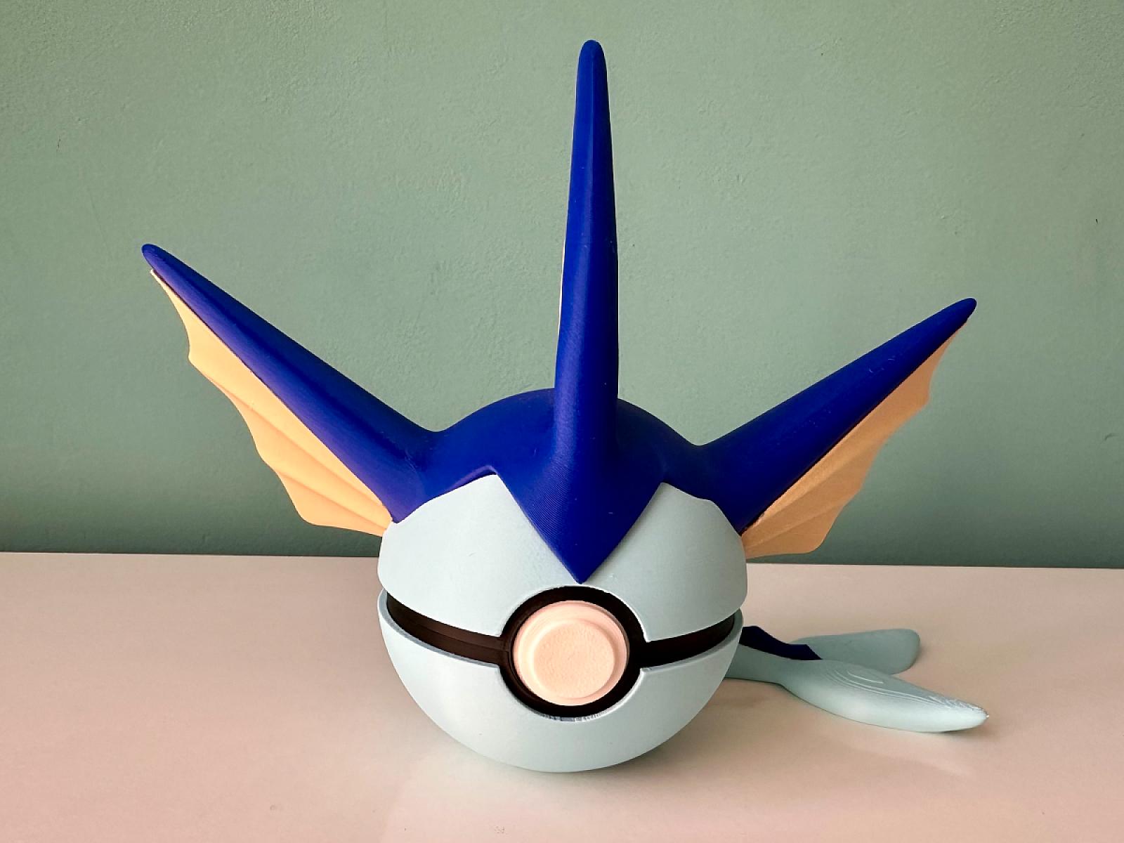 Vaporeon Ball - Pokemon - Pokeball Functional