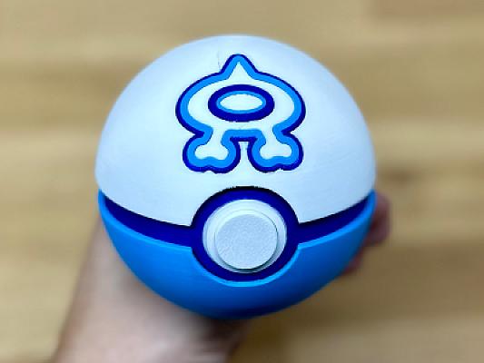 Team Aqua Great Ball - Pokemon-Pokeball Functional