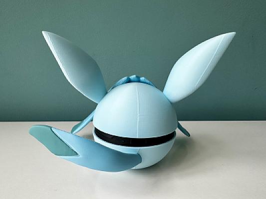 Glaceon Ball - Pokemon - Pokeball Functional