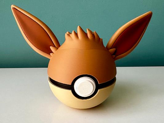 Eevee Ball V2 - Pokemon - Pokeball Functional
