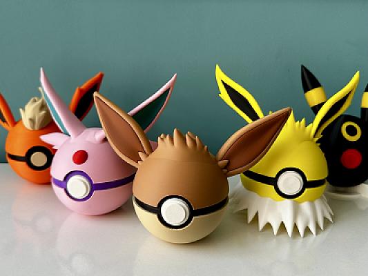 Eevee Ball V2 - Pokemon - Pokeball Functional