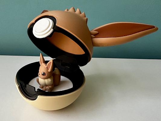 Eevee Ball V2 - Pokemon - Pokeball Functional