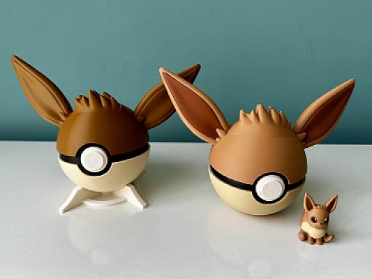 Eevee Ball V2 - Pokemon - Pokeball Functional