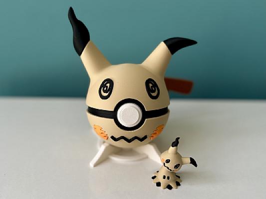 Mimikyu Ball - Pokemon - Pokeball Functional