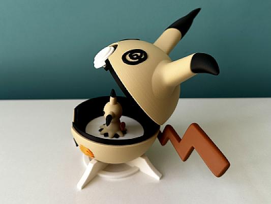 Mimikyu Ball - Pokemon - Pokeball Functional