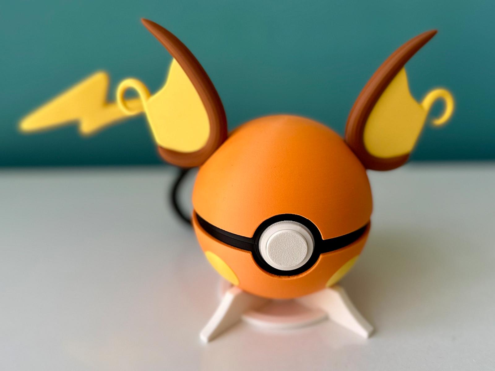 Raichu Ball - Pokemon - Pokeball Functional