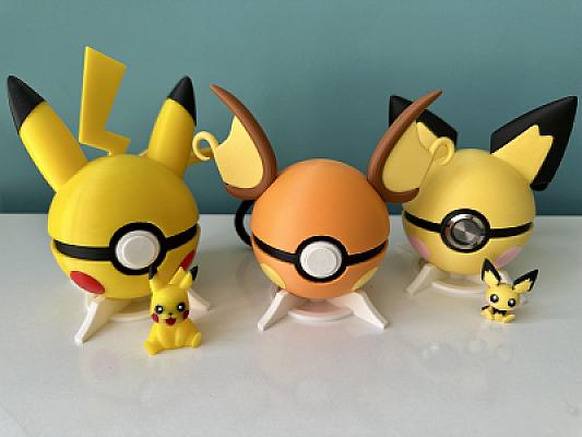 Raichu Ball - Pokemon - Pokeball Functional