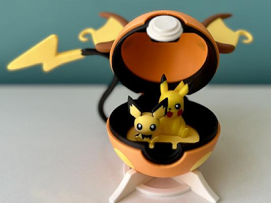 Raichu Ball - Pokemon - Pokeball Functional
