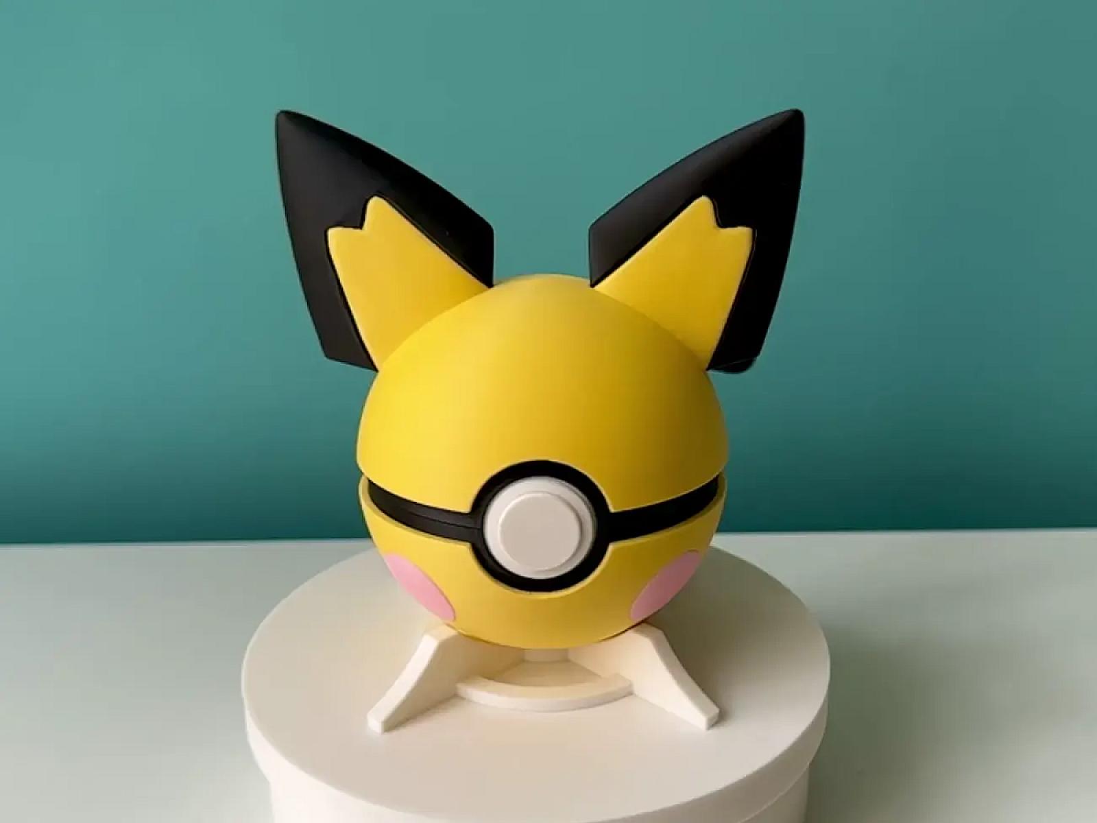 Pichu Ball - Pokemon - Pokeball Functional