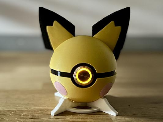 Pichu Ball - Pokemon - Pokeball Functional
