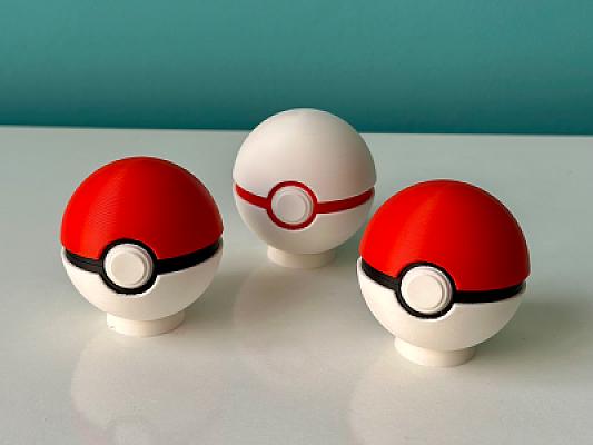 Mini Pokeball - Pokemon - Fully Functional - MULTIPART - NO AMS