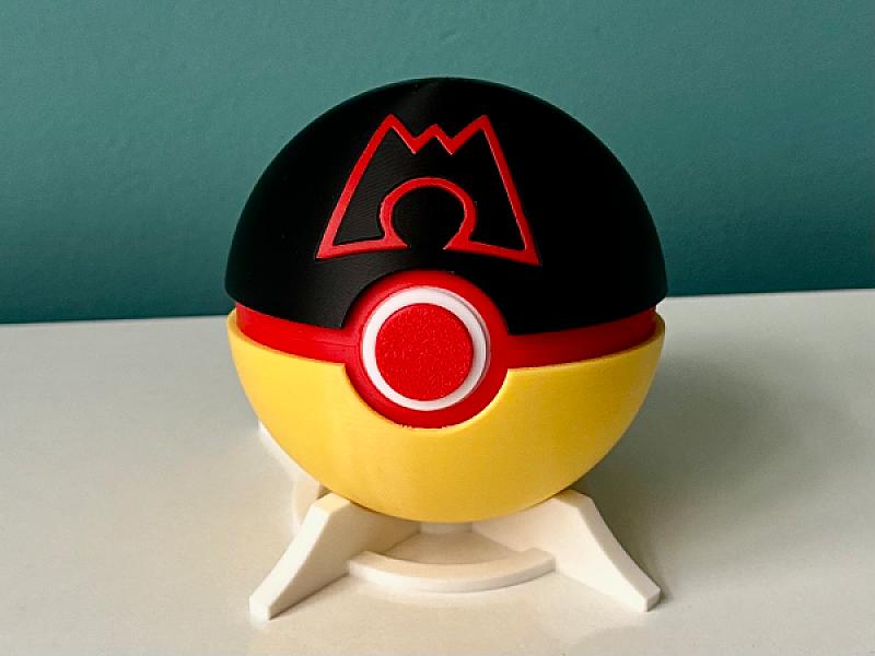Team Magma Ball - Pokemon - Pokeball Functional - MULTIPART - NO AMS VERSION